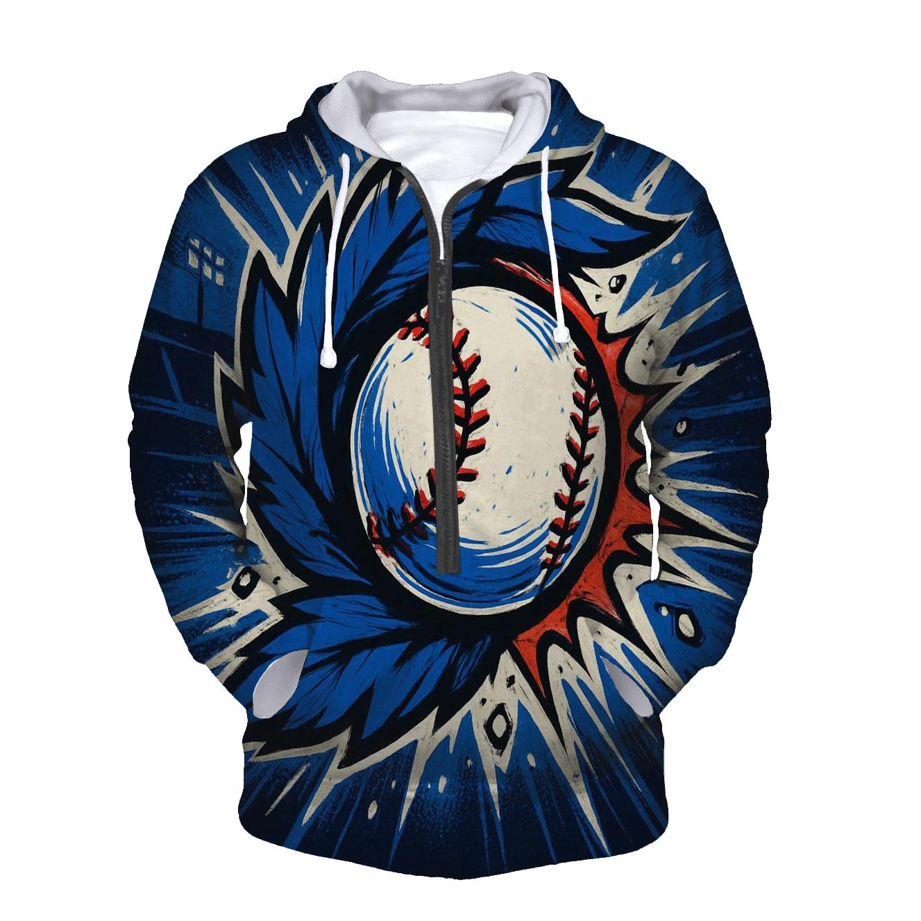 Rally Burst Blue Jays Feather Impact designer hoodies