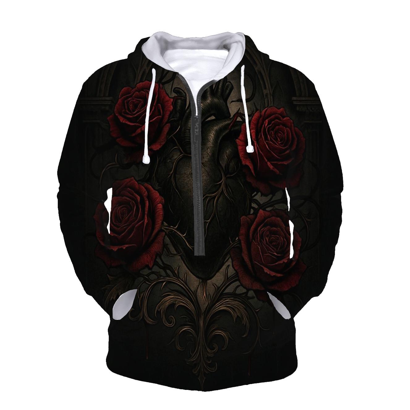 Rose Crypt Of The Thorned Heart lightweight hoodies
