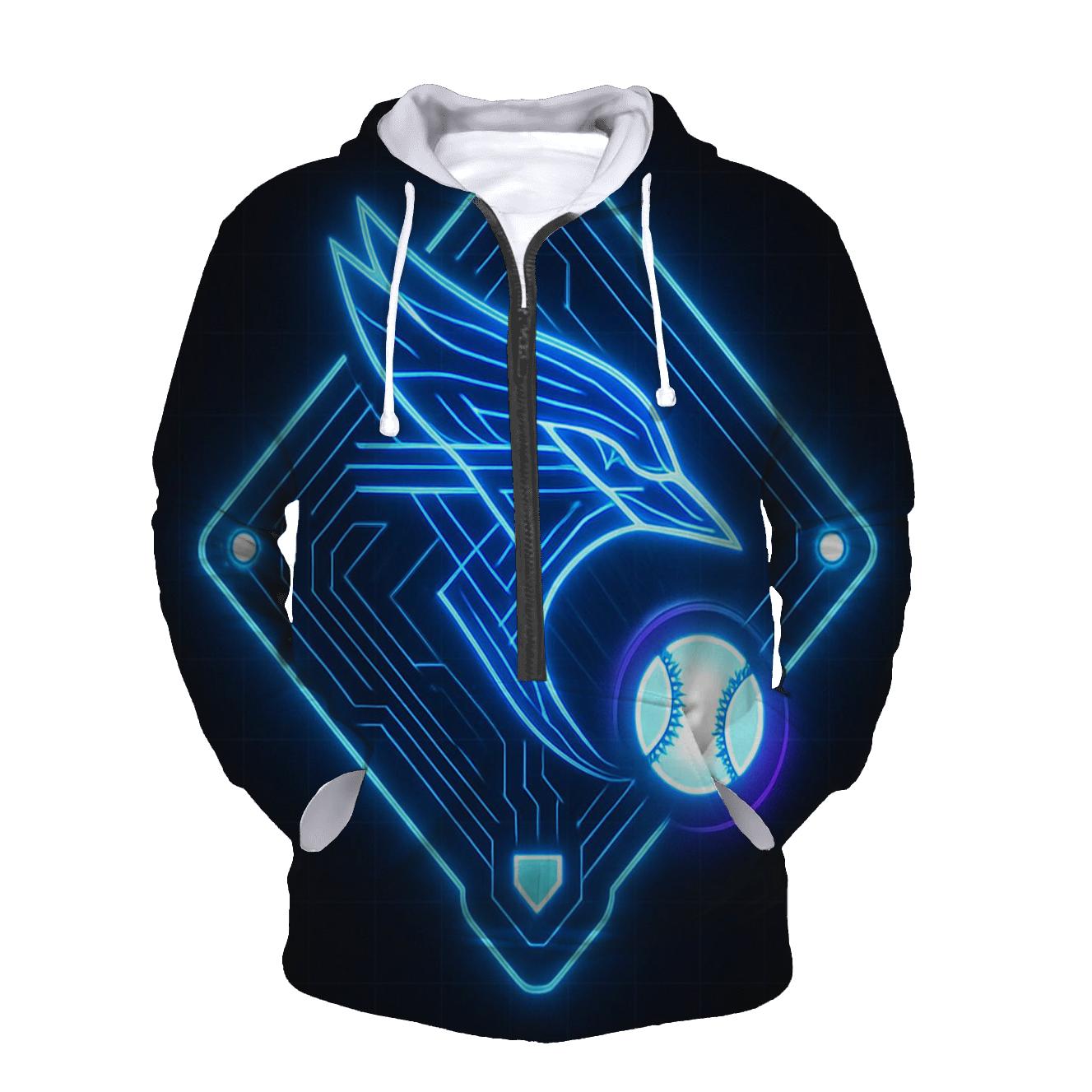 Diamond Circuit In Blue Jays Neon Night custom hoodies