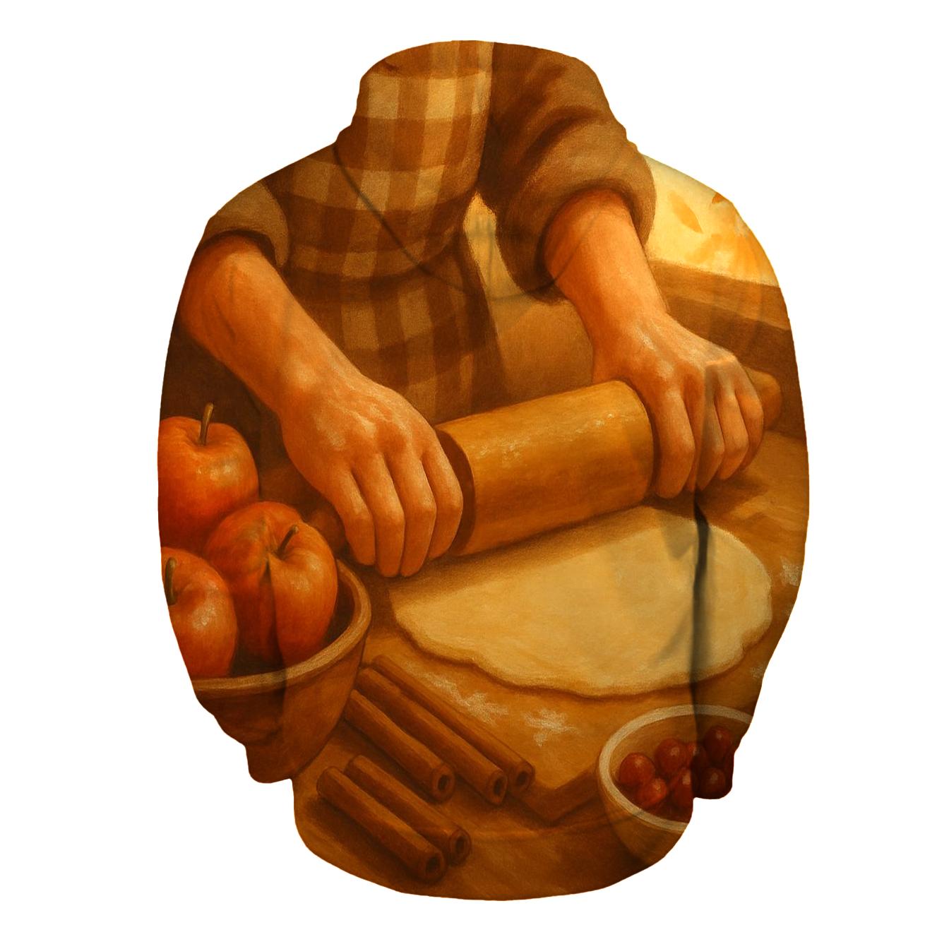 Grandma Hands Rolling Pie Dough designer hoodies