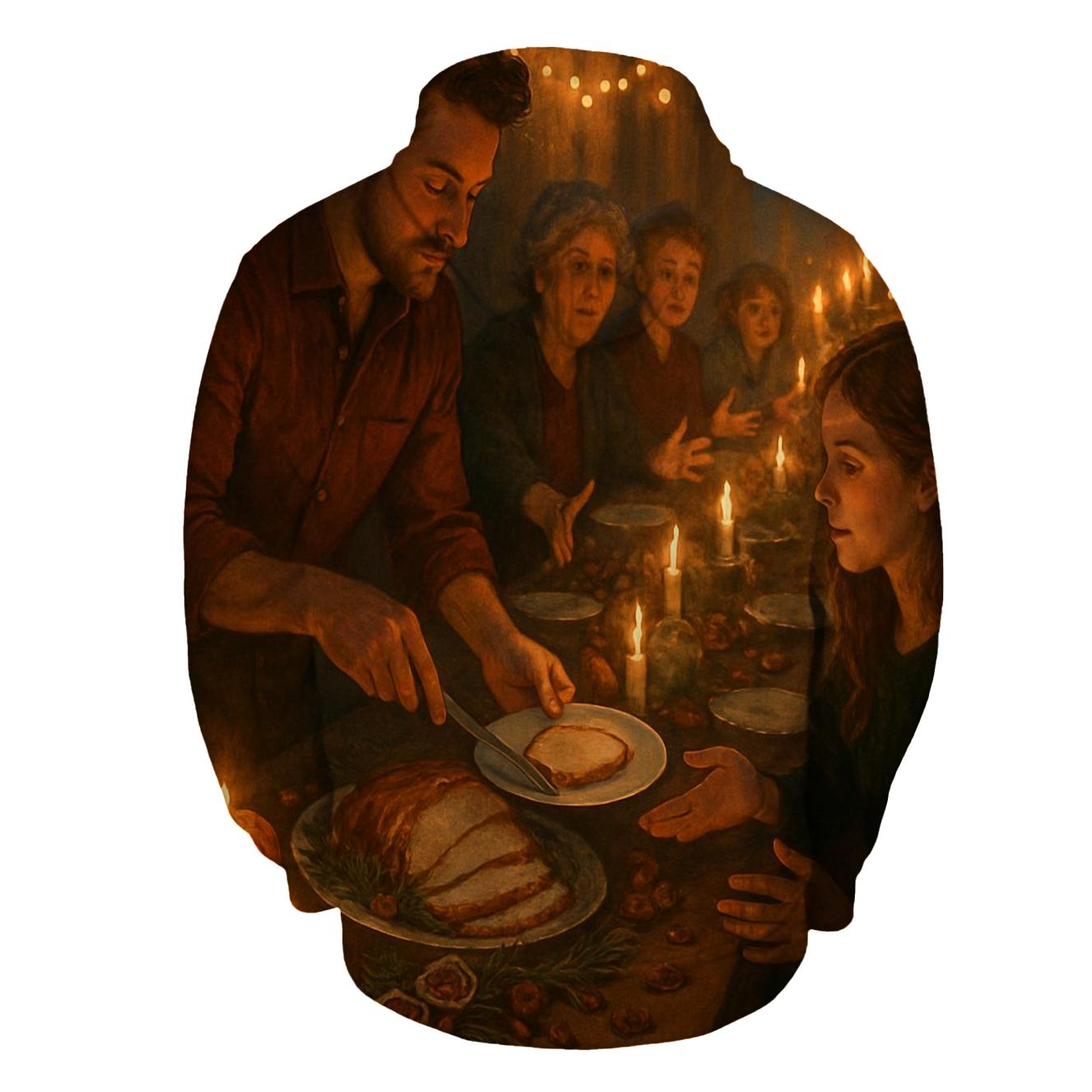 First Slice Shared At Long Table printed hoodies