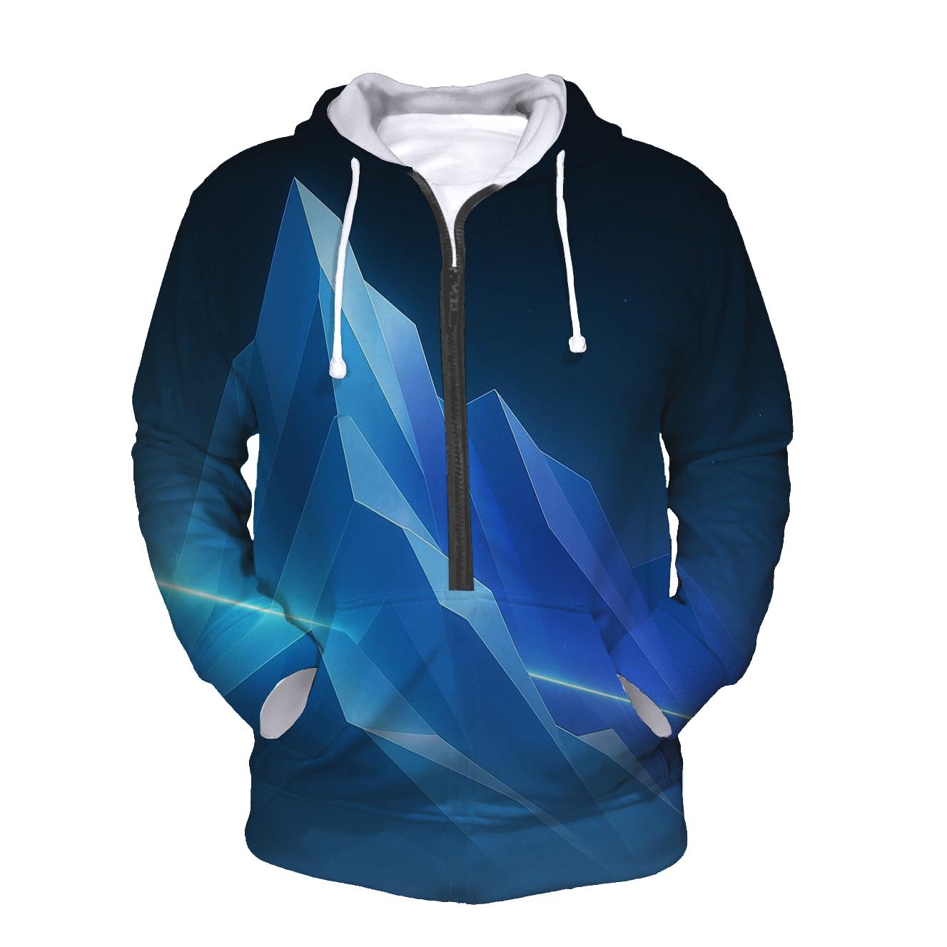 Glacier Neon Meridian custom hoodies