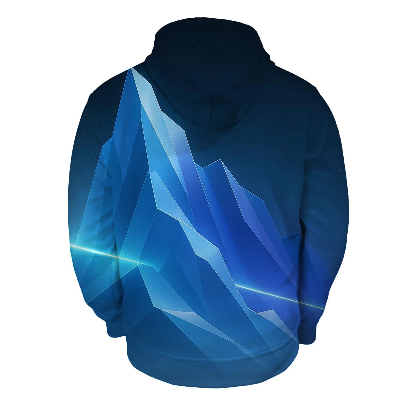 Glacier Neon Meridian custom hoodies
