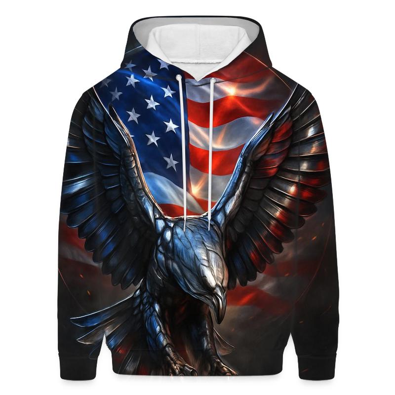 Chromed Eagle Vanguard printed hoodies