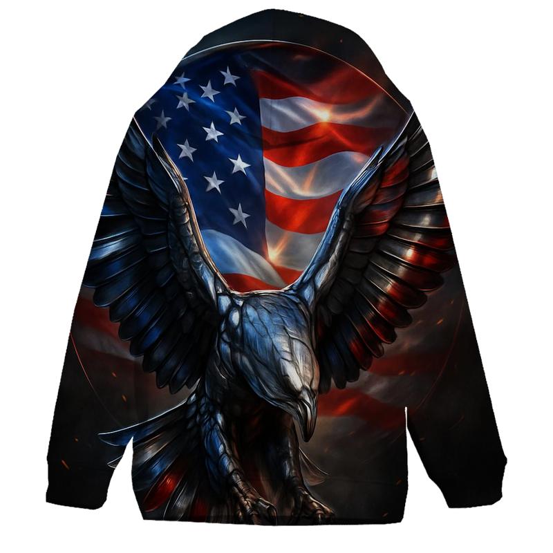 Chromed Eagle Vanguard printed hoodies