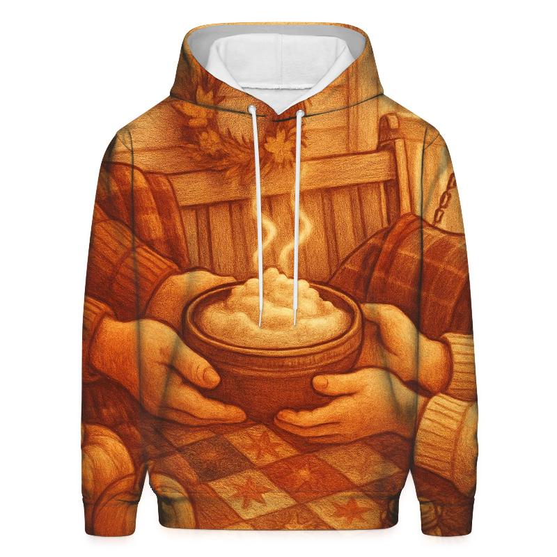 Harvest Quilt Porch Gathering premium hoodies