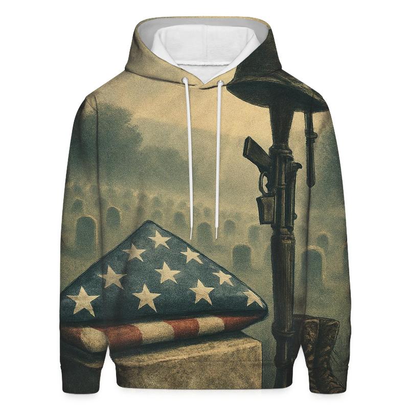 Memorial Fold Under Quiet Skies lightweight hoodies