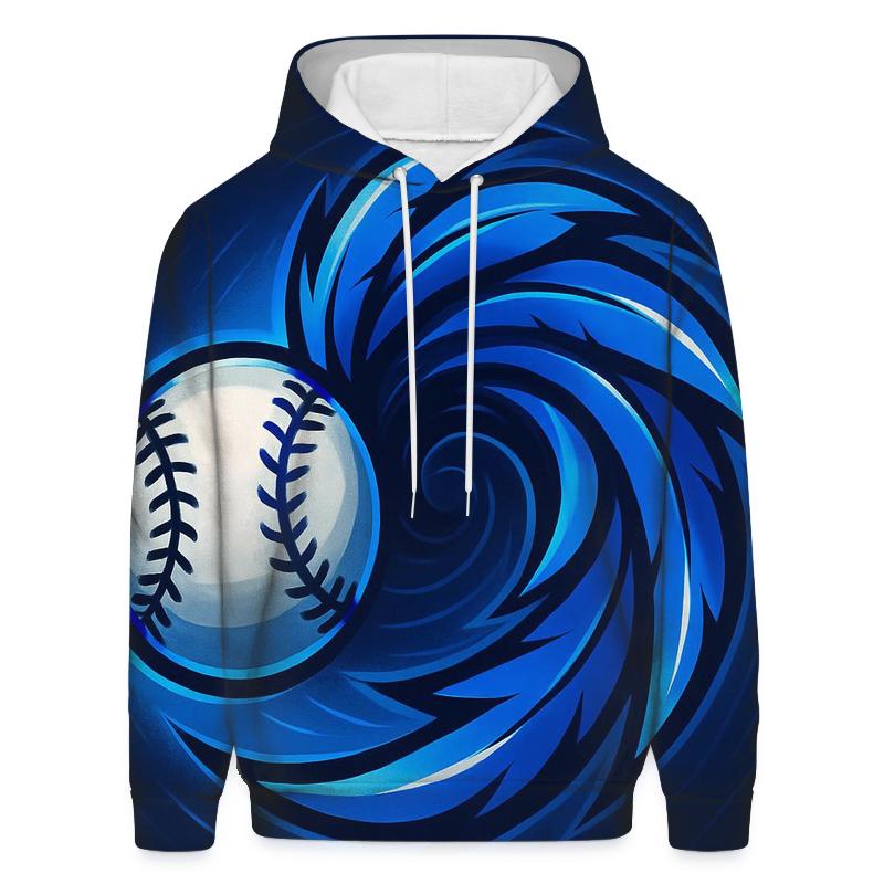 Feather Spiral With Blue Jays Breakball custom hoodies