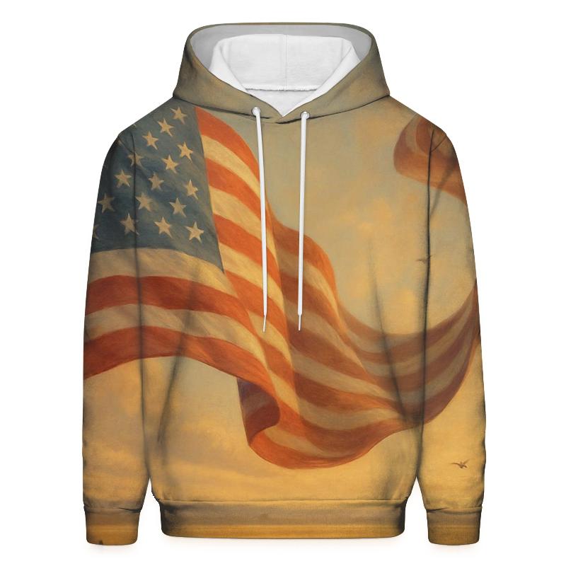 Prairie Sky Ribbon Banner lightweight hoodies