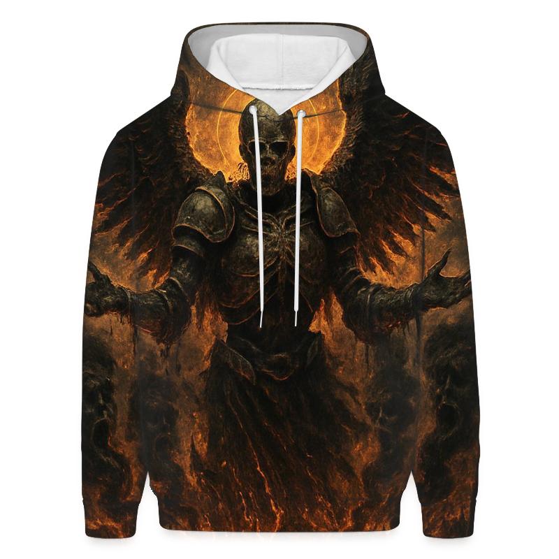 Death Angel Over Ashen City zip-up hoodies