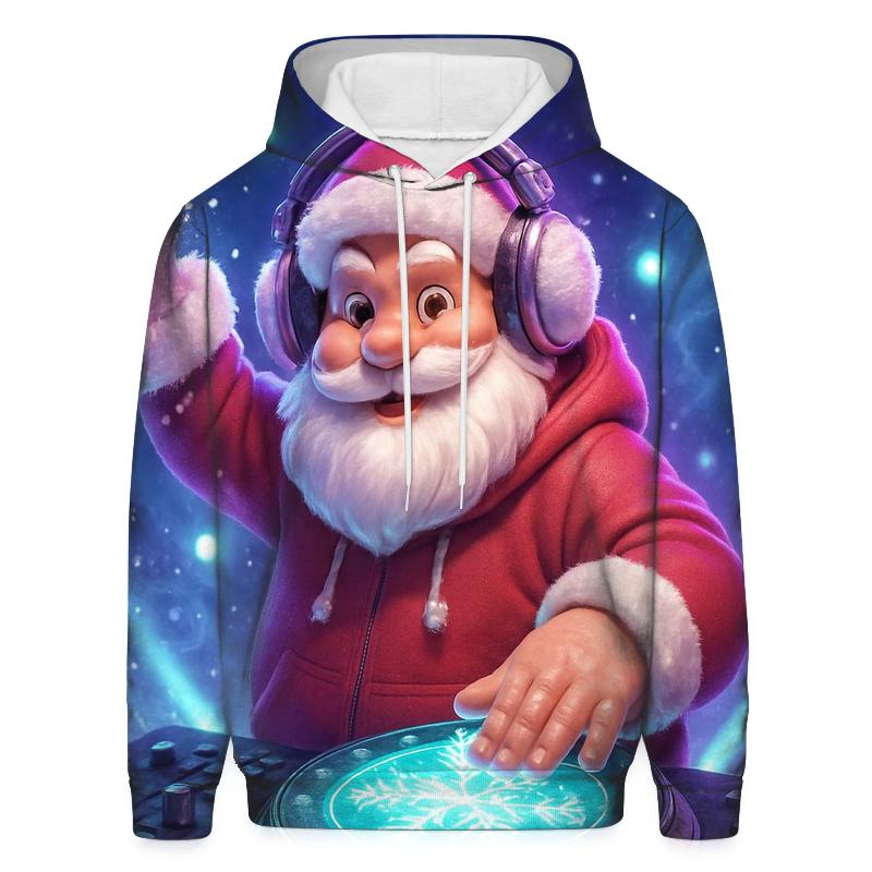 Santa DJ Blizzard Drop hoodie designs