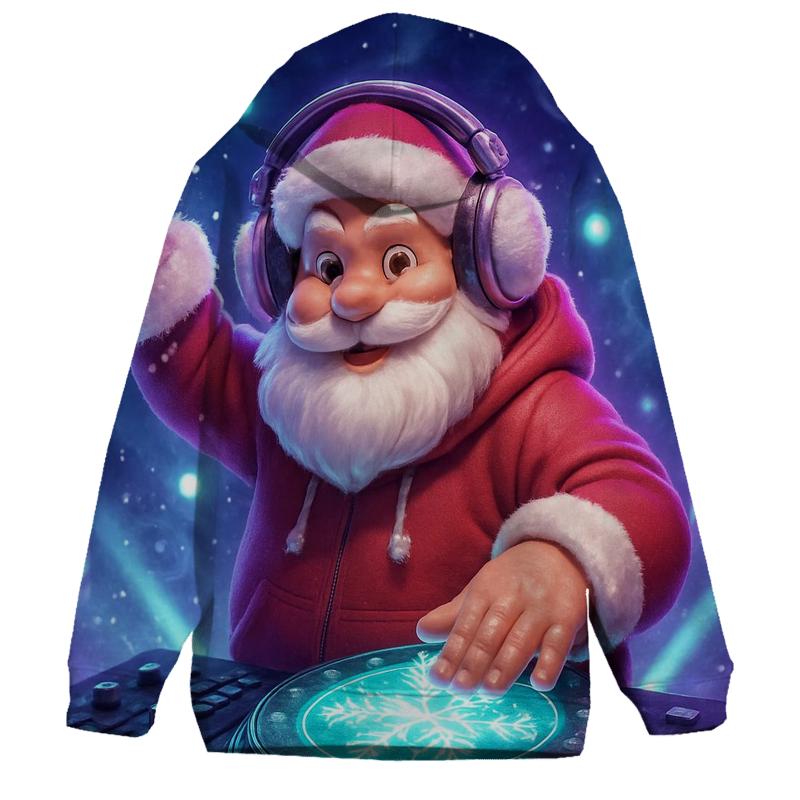 Santa DJ Blizzard Drop hoodie designs
