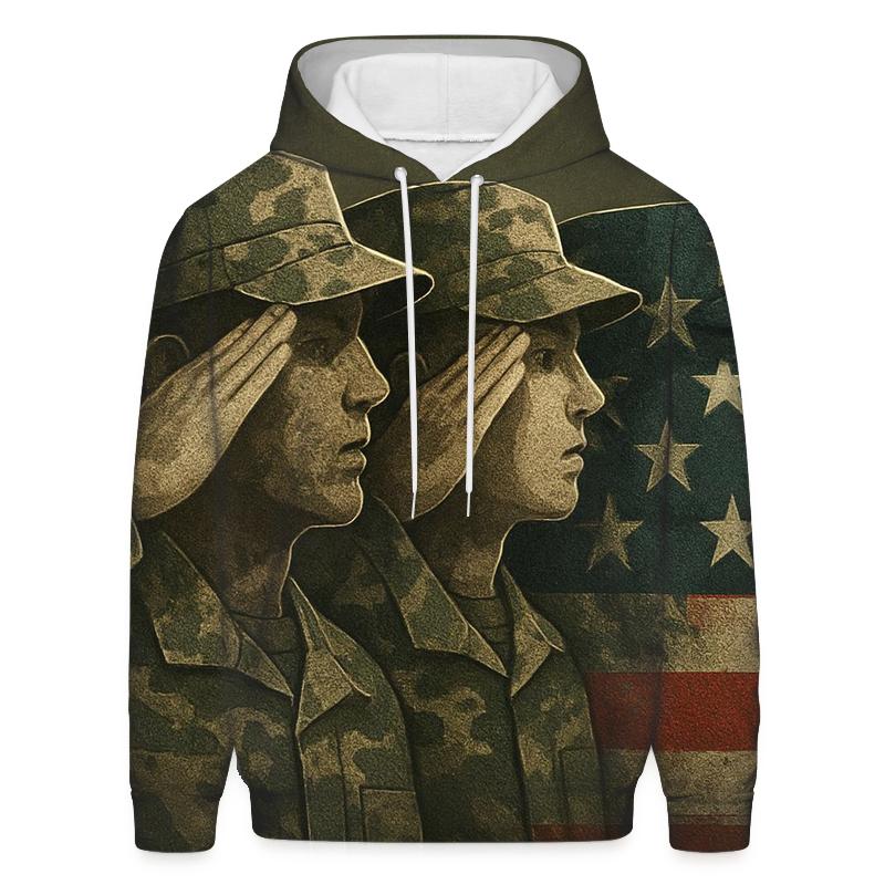 Camouflage Flag Of The Watchful Line hoodies fashion