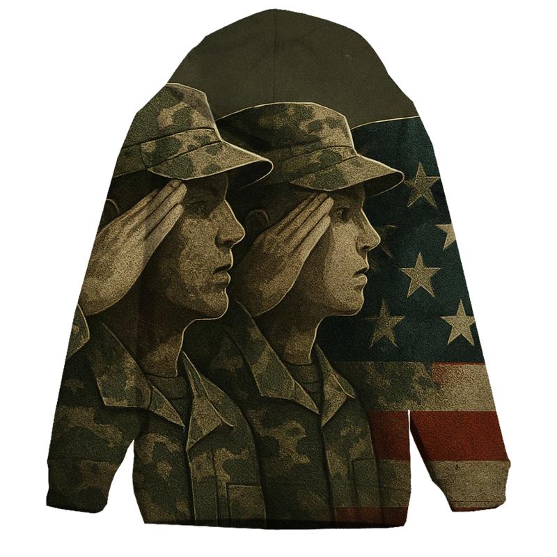 Camouflage Flag Of The Watchful Line hoodies fashion