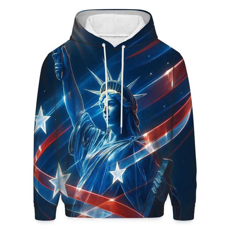 Liberty Torch Prism Radiance designer hoodies