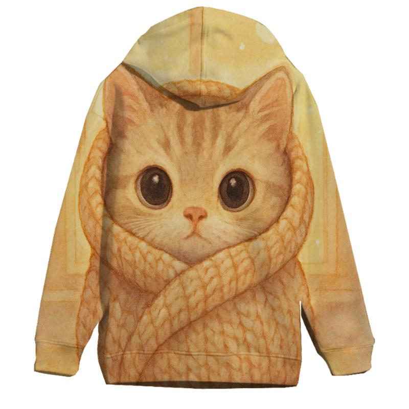 Sunrise Blanket Burrito Kitten premium hoodies