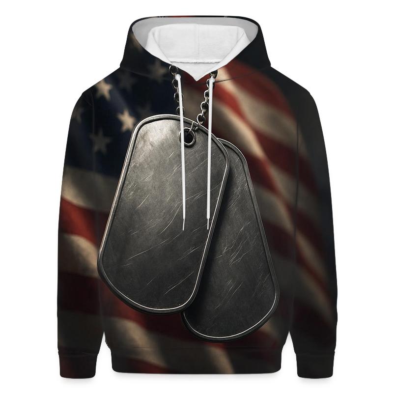 Dog Tags In The Flaglight hoodie trends