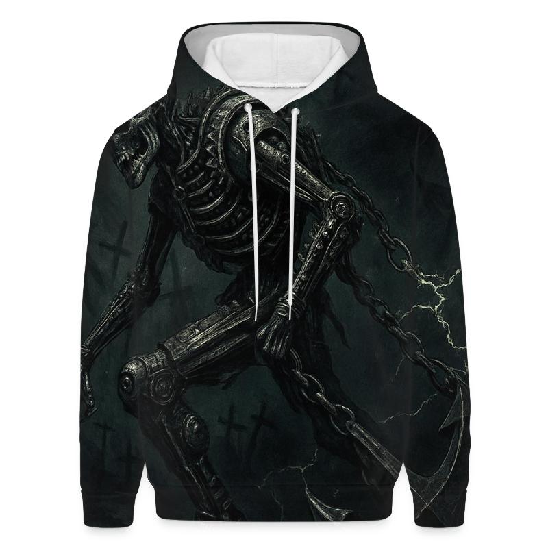 Chained Skeleton Juggernaut hoodies fashion