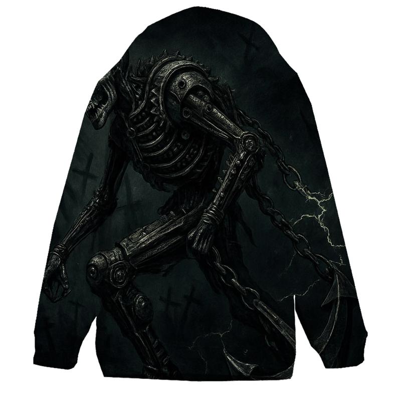 Chained Skeleton Juggernaut hoodies fashion