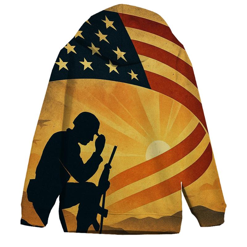 Dawn Salute At The Ridge Of Silence lightweight hoodies