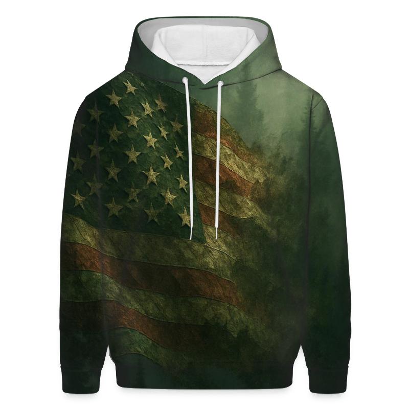 Camo Forest Flag Merge hoodie designs