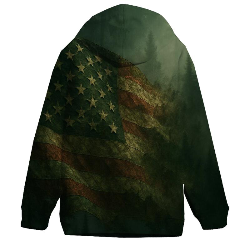 Camo Forest Flag Merge hoodie designs
