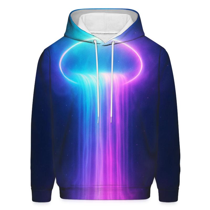Vapor Halo Waterfall printed hoodies