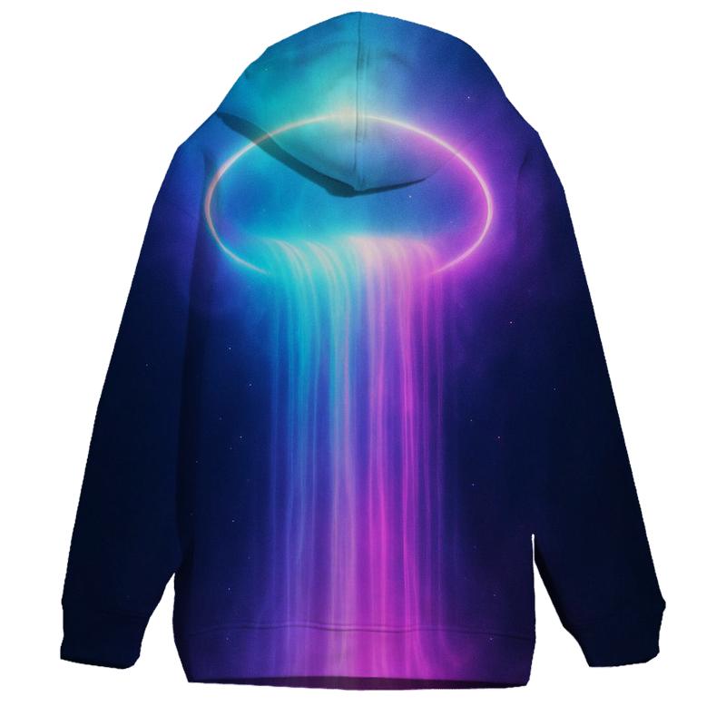 Vapor Halo Waterfall printed hoodies