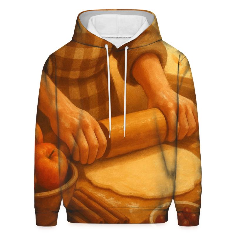 Grandma Hands Rolling Pie Dough heavyweight hoodies