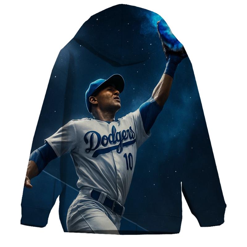 Glove Catch Nebula Snap zip-up hoodies