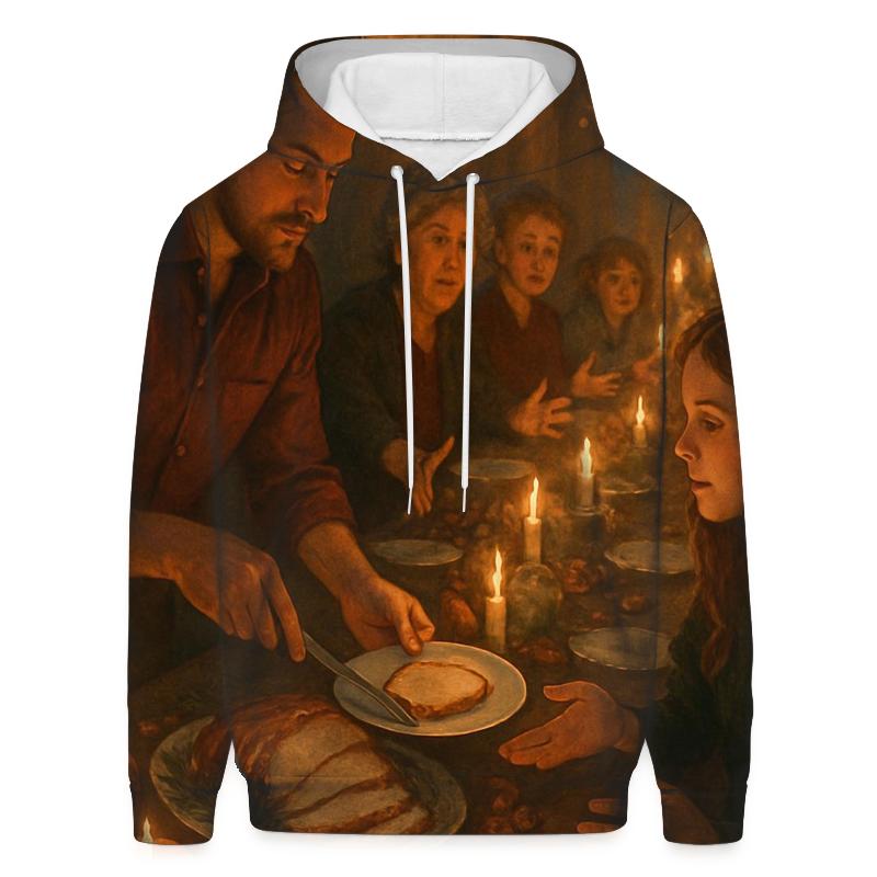First Slice Shared At Long Table zip-up hoodies