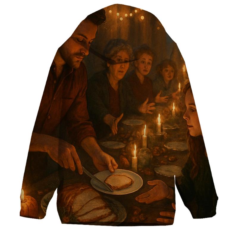 First Slice Shared At Long Table zip-up hoodies