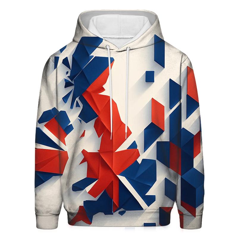 United Kingdom Geometric City Fusion hoodie trends