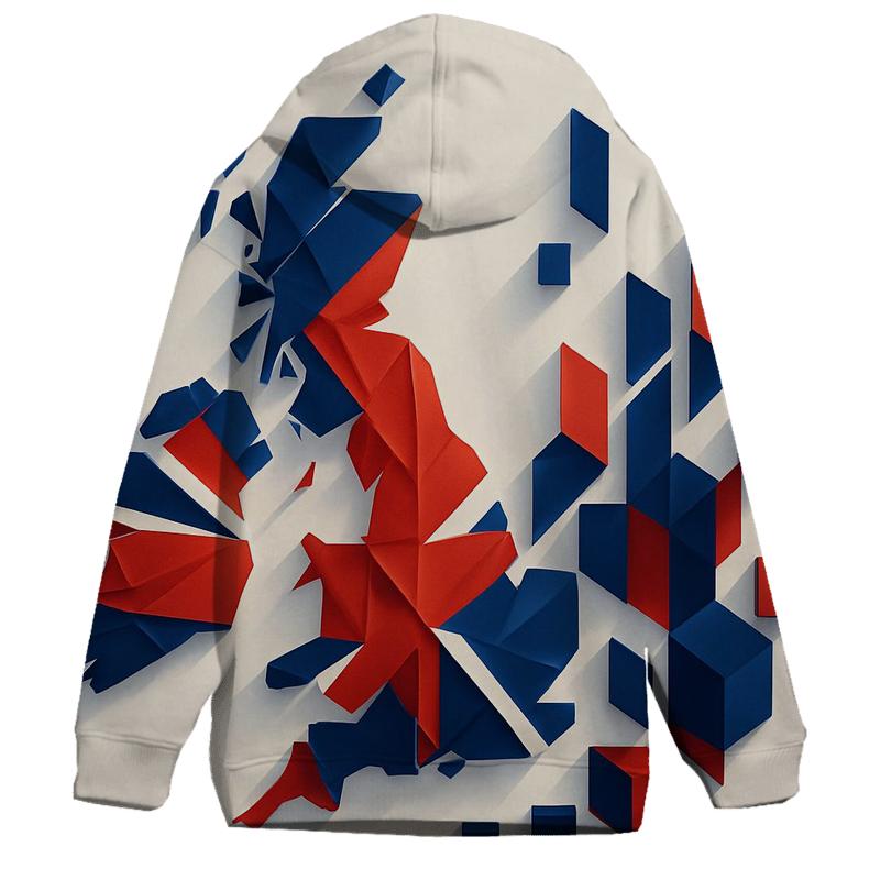 United Kingdom Geometric City Fusion hoodie trends