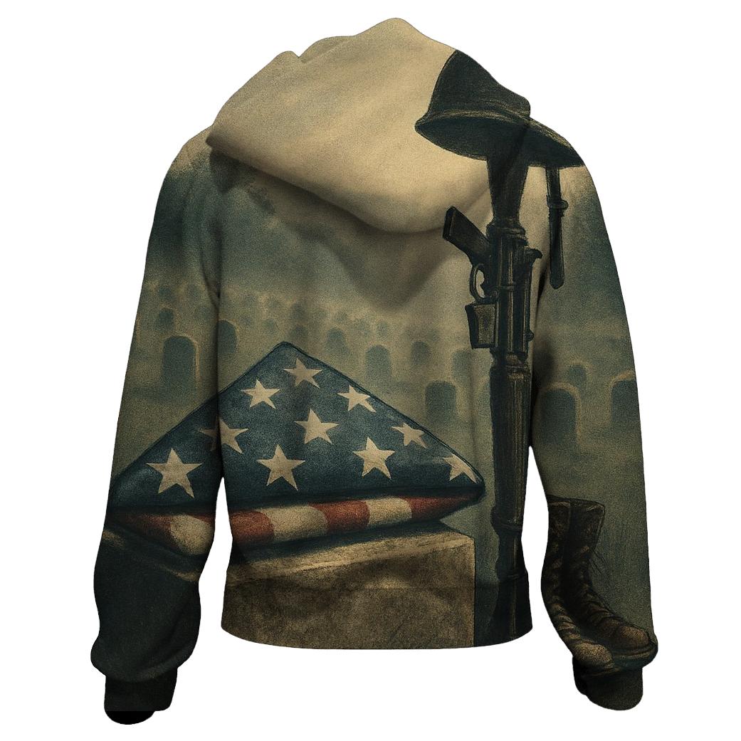 Memorial Fold Under Quiet Skies pullover hoodies