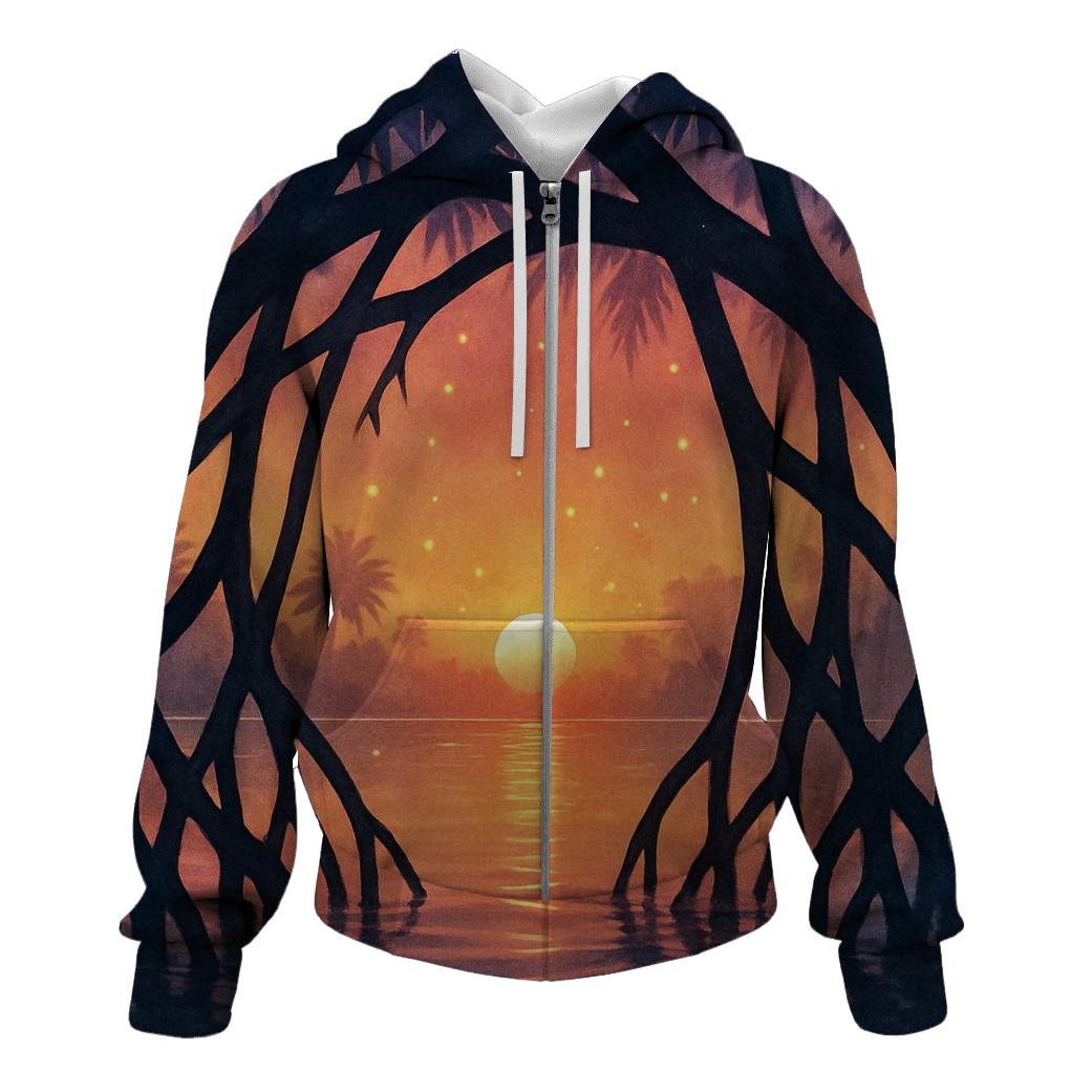 Mangrove Ember Lagoon premium hoodies