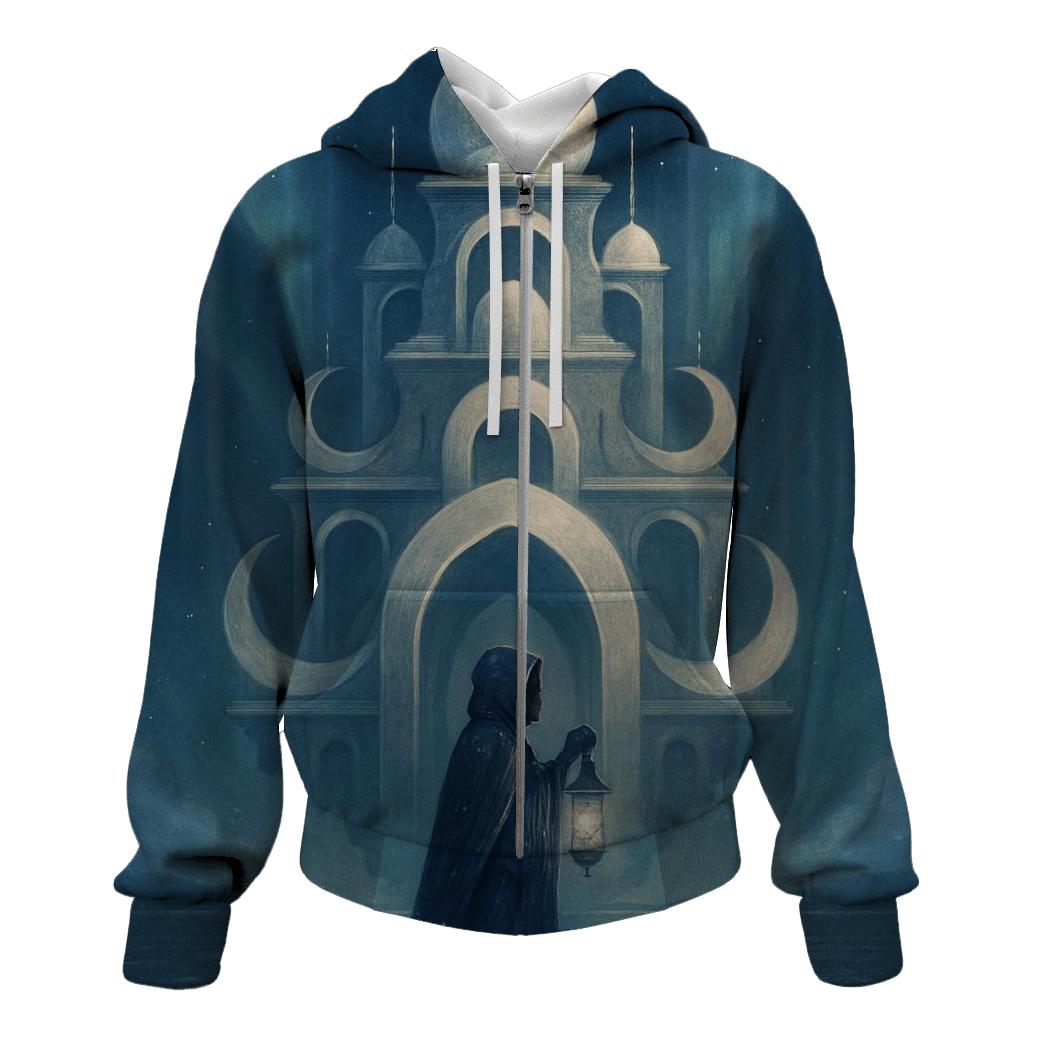 Cathedral Of Moon Phases graphic hoodies
