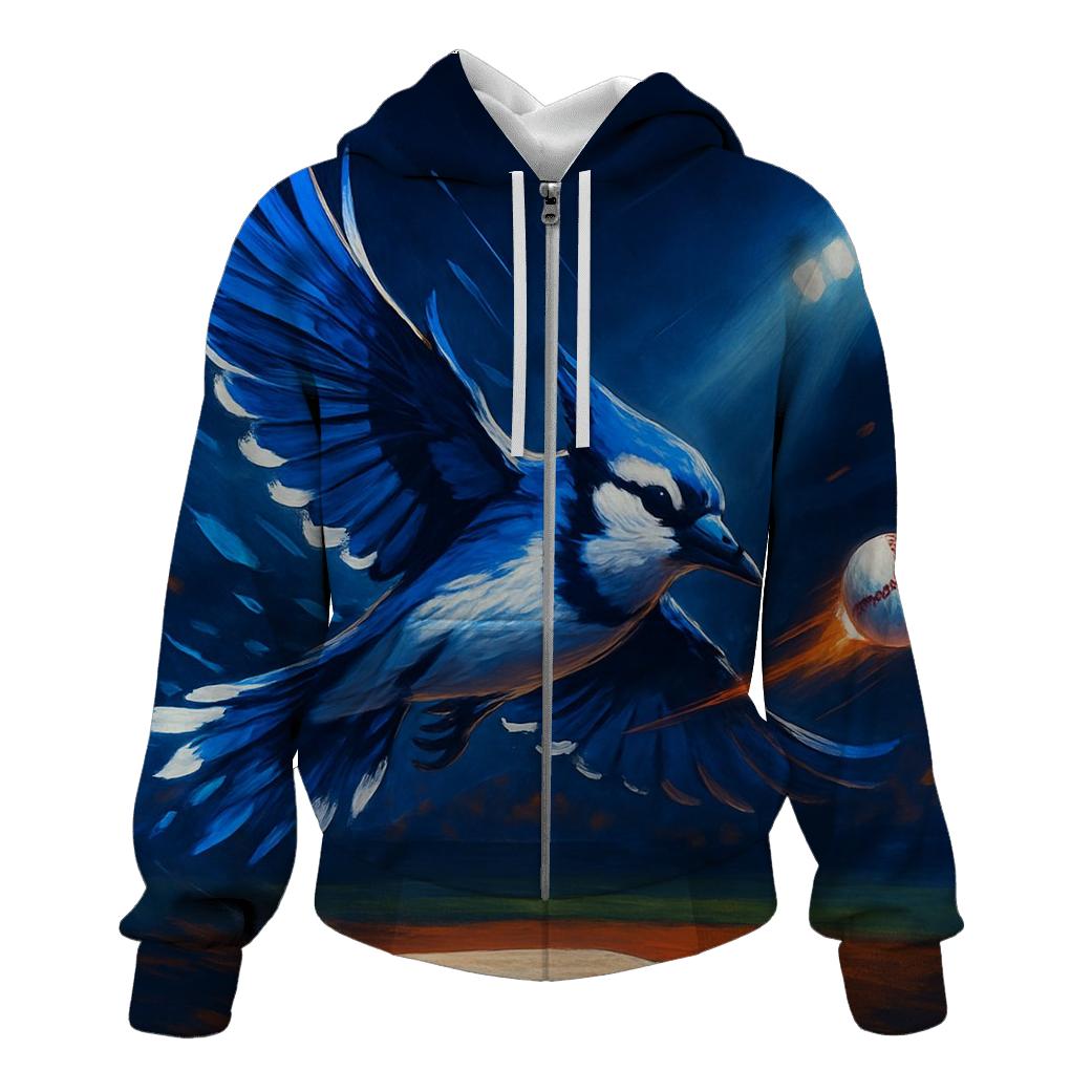 Stadium Windcut Flight Of The Blue Jays custom hoodies
