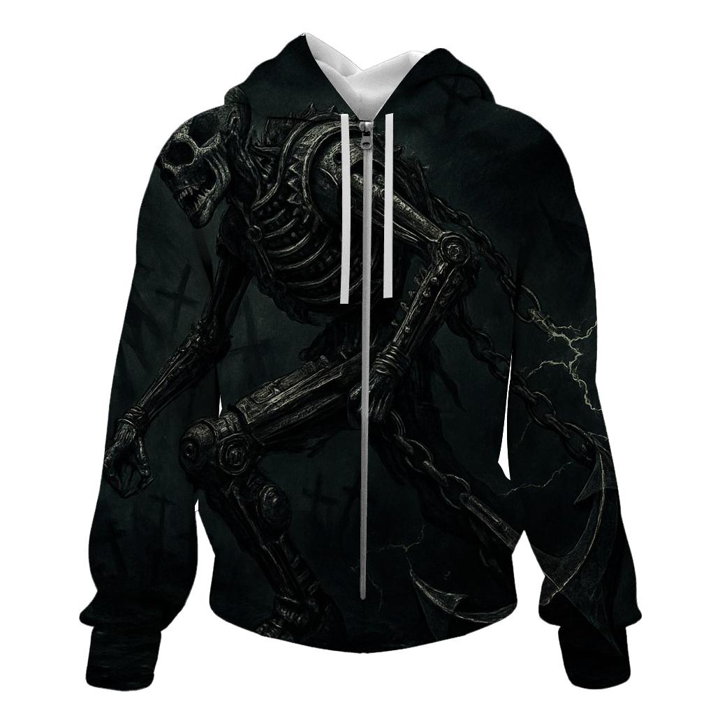 Chained Skeleton Juggernaut hoodie designs