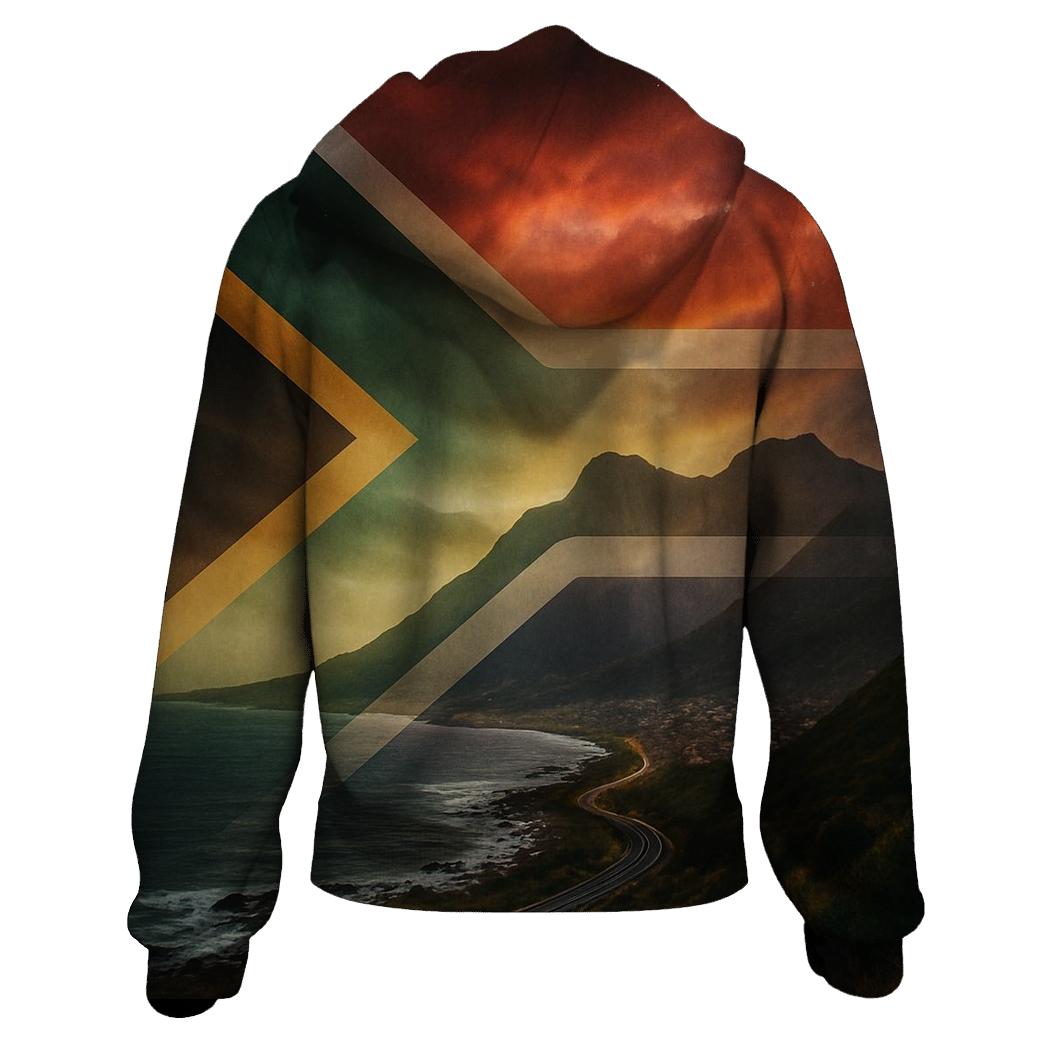 South Africa Double Exposure Skyline designer hoodies