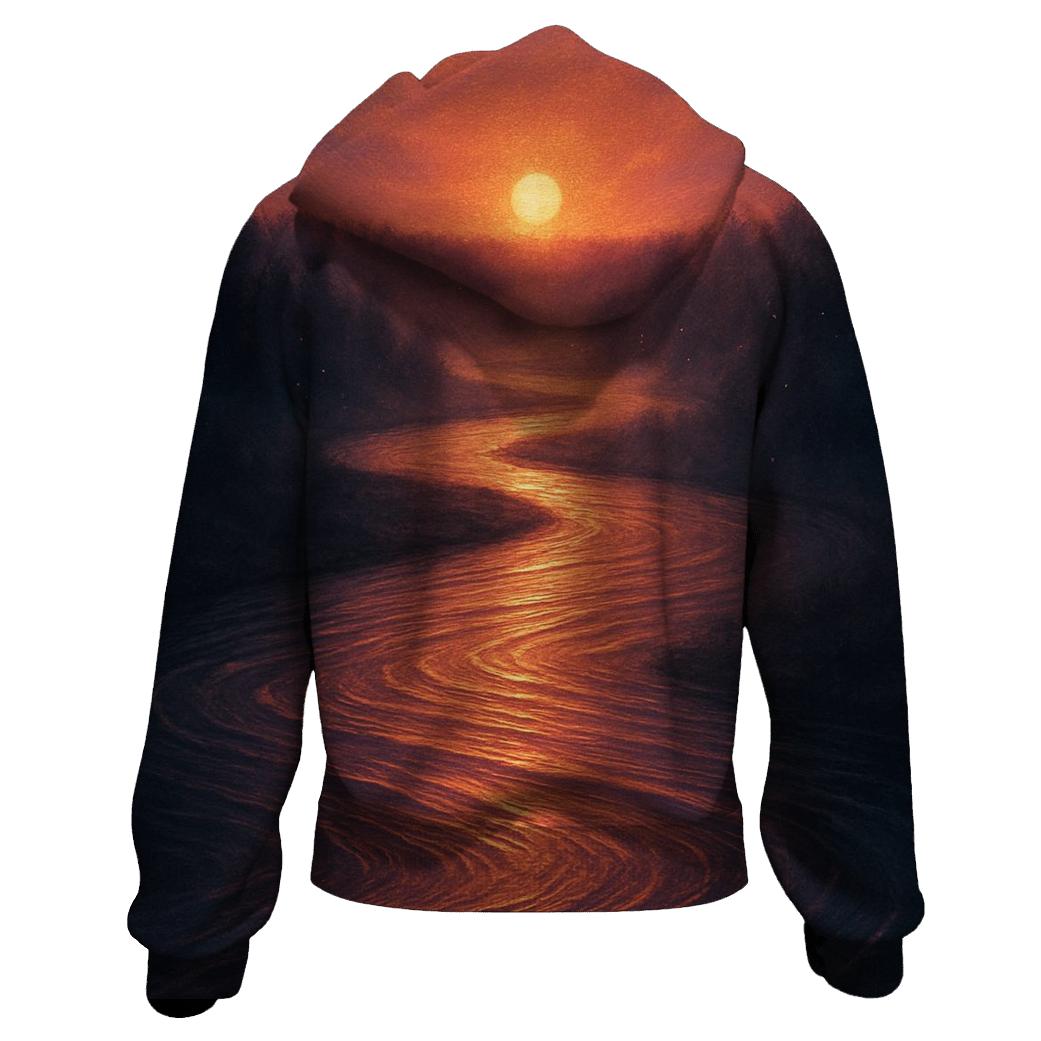River Of Copper Light graphic hoodies