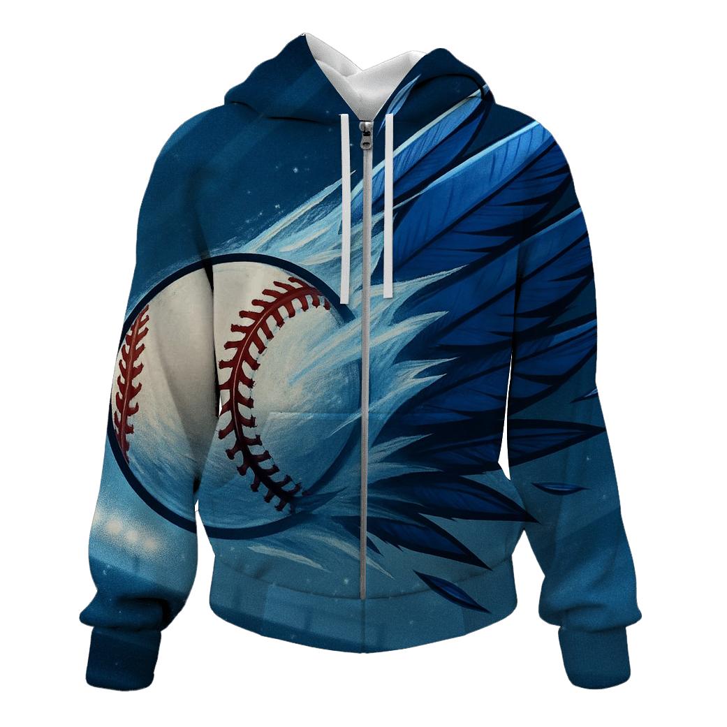 Blue Jays Frostline Pitch Trail embroidered hoodies