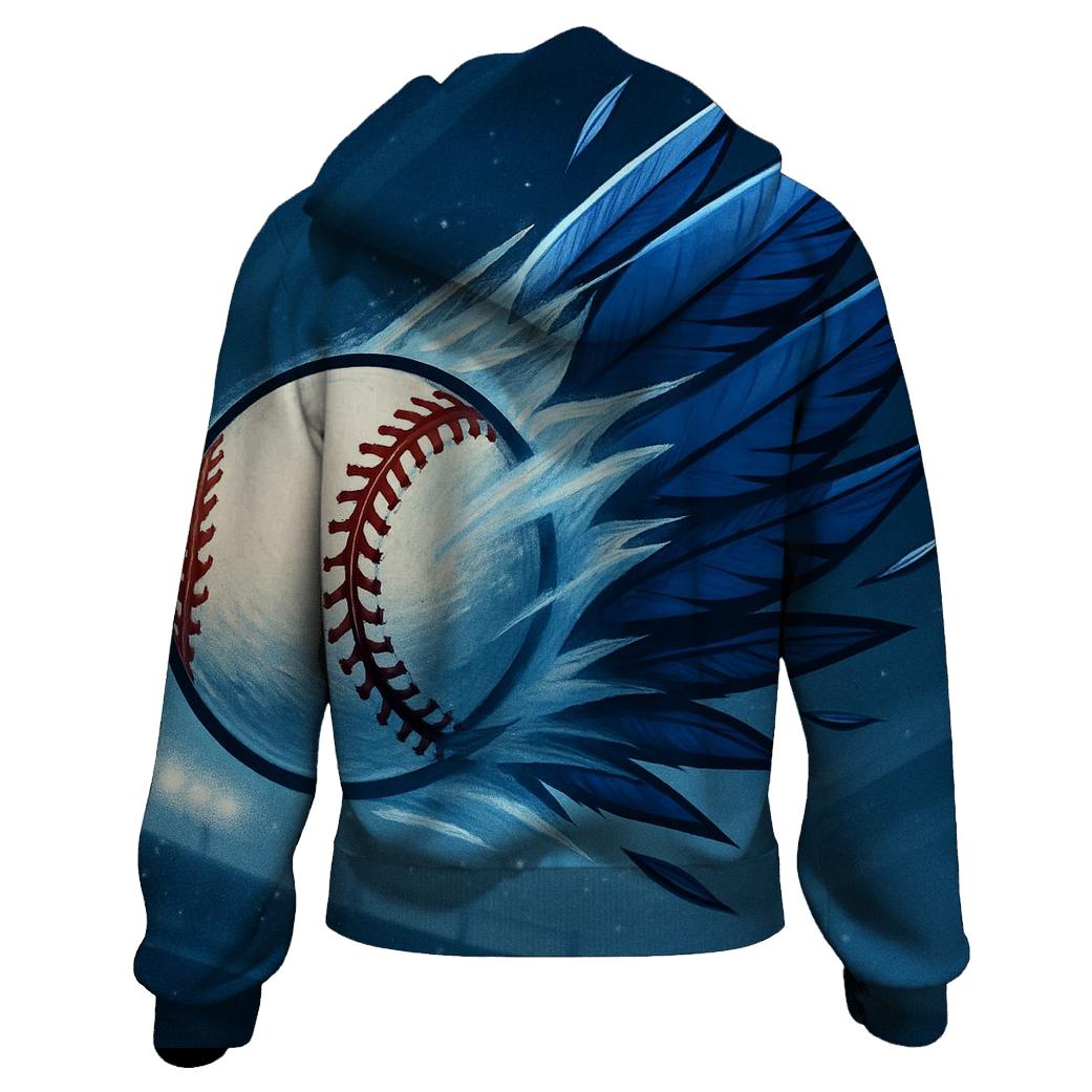 Blue Jays Frostline Pitch Trail embroidered hoodies