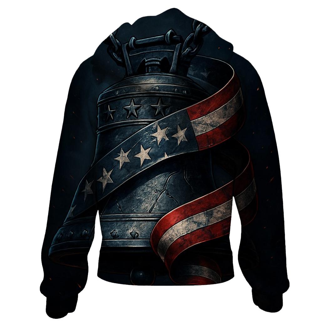 Freedom Bell Of Steel And Stripes pullover hoodies