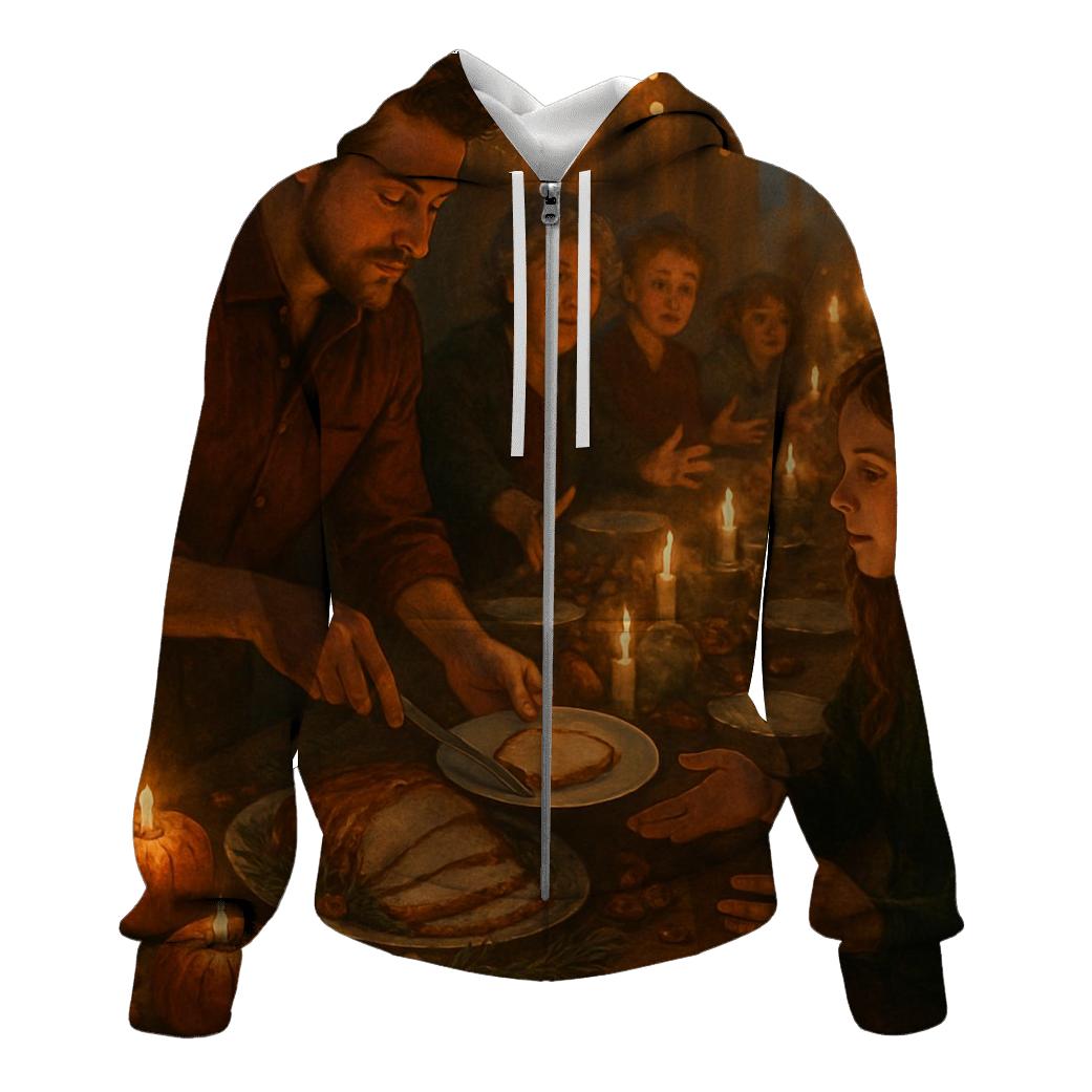 First Slice Shared At Long Table graphic hoodies