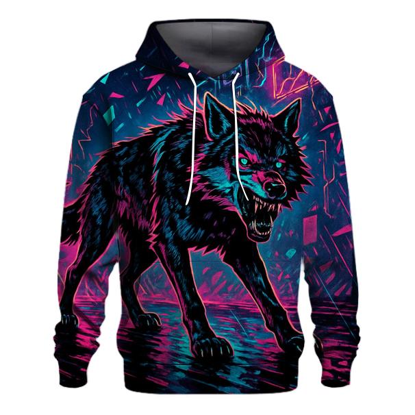 Neon Rift Alley Alpha printed hoodies