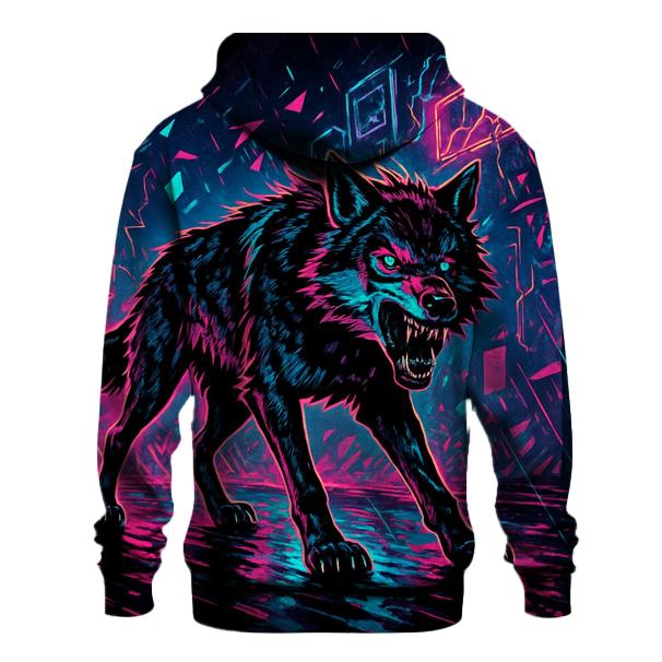 Neon Rift Alley Alpha printed hoodies