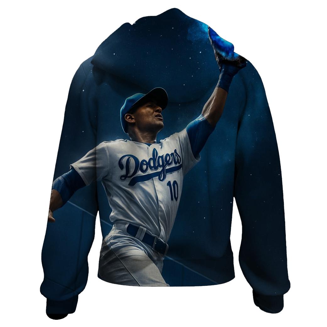 Glove Catch Nebula Snap zip-up hoodies