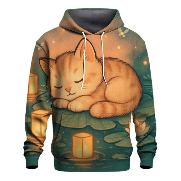 Lantern Pond Lotus Nap pullover hoodies