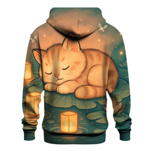 Lantern Pond Lotus Nap pullover hoodies